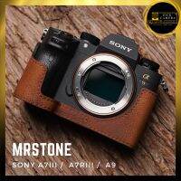 (สินค้าพร้อมส่ง) Mr Stone เคสกล้อง SONY a7III /  A7RIII /  A9 เคสหนังวัวแท้ พรีเมียม โซนี่ ( A7M3 / A7RM3 )