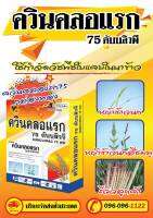 ควินคลอแรก75% สูตรเข้มข้น เก็บหญ้าข้าวนก ดอกขาว ลิเก พุ่มพวง ใส้เน่า โคนเน่า ข้าว 10-45 วัน 5 ไร่ จี้ได้ ซ้ำได้ ปลอดภัยต่อข้าวขนาด100กรัม