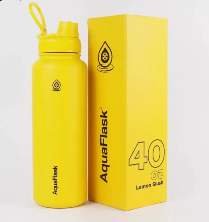 Aquaflask Lemon Slush (40oz) Stainless Steel Drinking Bottle Lazada PH
