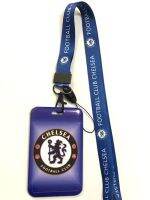 เชลซี ที่ใส่บัตร ซองใส่บัตร ที่ใส่บัตร พร้อมสายคล้องคอ(2cm) ลาย CHELSEA BLUE สิงโตน้ำเงินคราม B สำหรับบัตร 5.5x8.5cm (body 7x11cm) สวยงาม งานสวย  by  PMY  SHOP