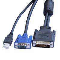 【Booming】 ODM Auto Parts DVI M1-DA 30 + 5ขาไปยัง VGA Dual Link + เครื่องฉายภาพ USB