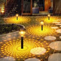 Solar Cracked Earth Plug Light Outdoor Waterproof Garden Lawn Landscape Holiday Lights LED Energy Saving Sunlight Power Lamps Power Points  Switches S
