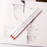 3ชิ้นเซ็ตดินสอถ่านสีขาว Sketch Hightlight ปากกาดินสอสีขาว Smooth Art Drawing เครื่องมือออกกำลังกาย
