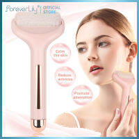 foreverlily นวดหน้า Cool Ice Roller Face-Lifting Anti-Wrinkle Pain Relief Massager