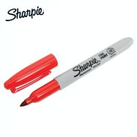 Sharpie ปากกาเคมี ปากกา Permanent ชาร์ปี้ Fine 1.0mm - สีแดง
