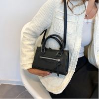 Crossbody Bag For Women New Fashion Casual Western Style Shoulder Handbag Simple Texture Messenger Small Square Bag