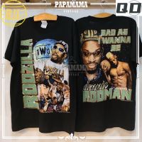 BIL NBA [ DENNIS RODMAN ] Bas as i waana be, เดนนิส รอดแมน เสื้อบาส เสื้ือกีฬา Chicago Bulls papamama vintage