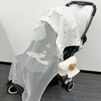 【CW】 New Baby Stroller Net Windshield Sunshade Breathable Anti-mosquito Encrypted Mesh Cover