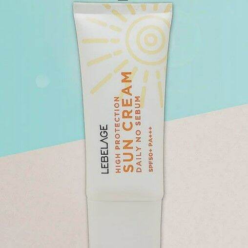 Lebelage high protection daily no sebum sun cream 30ml | Lazada.co.th