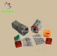 5 Pcs Kit 6 Pin Waterproof Electrical Wire Connector Plug Enhanced Seal Shrink Boot Adapter 22-16AWG DT06-6S DT04-6P