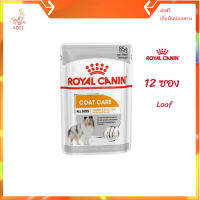 ?จัดส่งฟรี [ยกกล่อง 12 ซอง] Royal Canin Coat Care Pouch Loaf อาหารเปียกสุนัขโต ทุกขนาด บำรุงเส้นขน  เก็บเงินปลายทาง ✨