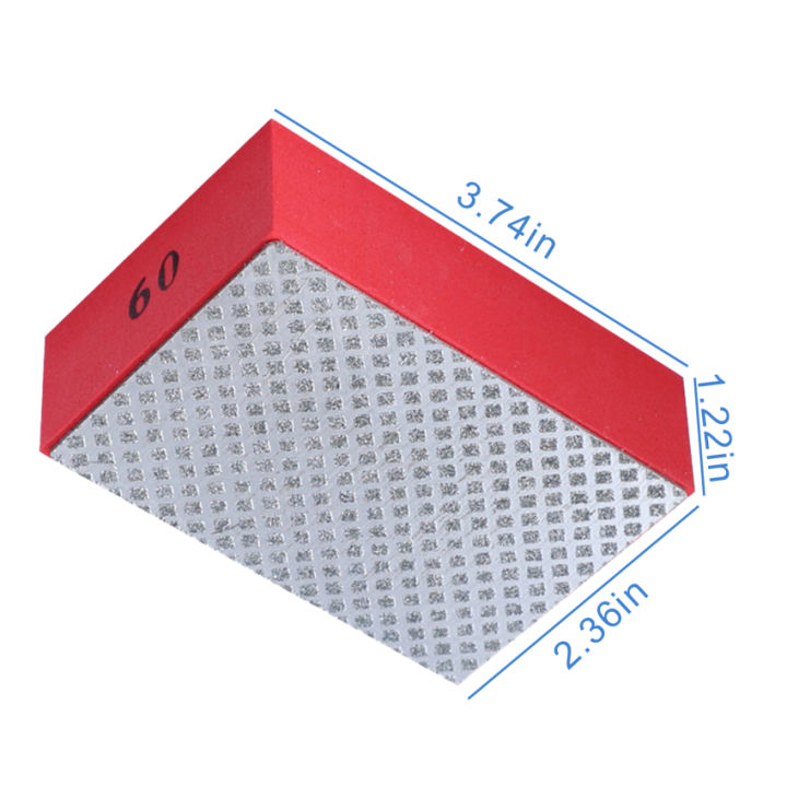 เพชรแผ่นขัดมือ95x60มม-กระเบื้องแก้วแผ่นขัดหินหินอ่อนเซรามิคแผ่นขัด