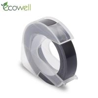 【Flash sale】 Ecowell 3D เครื่องพิมพ์ริบบิ้นเข้ากันได้สำหรับ Dymo 3d พลาสติกลายนูนเทป9มิลลิเมตร DIY เทปสีสำหรับ Dymo 1540 1610 1880ฉลากชง