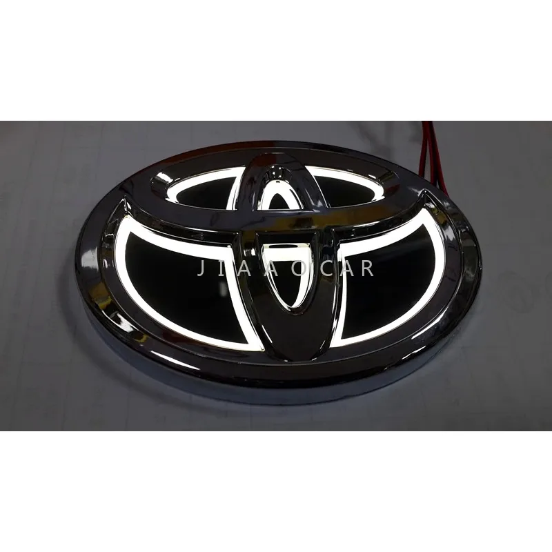 Đèn LED Logo Xe Hơi Hình Vương Miện 5D Toyota Corolla Camry Có Đèn ...