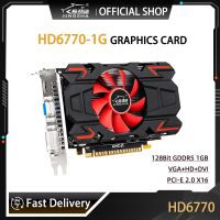 HD6770 Graphics Card PCI-E 2.0 X16 1GB GDDR5 128 Bit VGA DVI-I HDMI-Compatible Video Cards For AMD Radeon HD 1G 6770 128Bit 7870 Cables