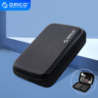 ORICO เคสฮาร์ดดิสก์แบบพกพา2.5,กระเป๋าป้องกัน HDD สำหรับภายนอก2.5นิ้วฮาร์ดไดรฟ์/หูฟัง /U Disk กล่องฮาร์ดดิสก์สีดำ (PHM-25)