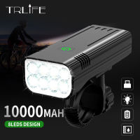 8T6 LED Bike Light USB Rechargeable Rear Light Bicycle Headlight 10000mAh Super Bright MTB Rode Flashlight Cycling Front Lamp