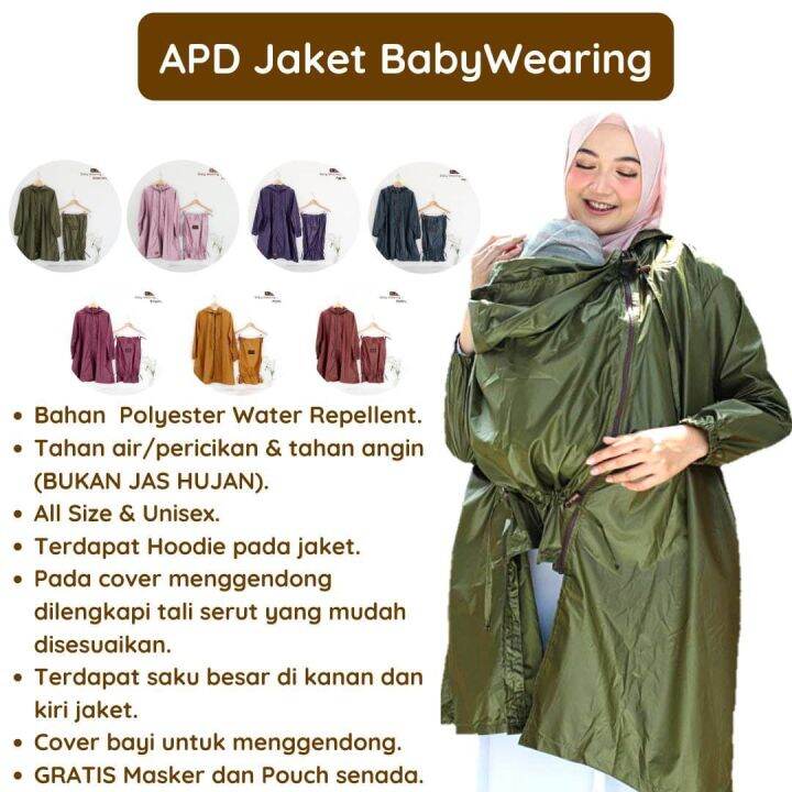 Jaket Gendong APD CuddleMe Protective Babywearing Jacket | Jaket Semi
