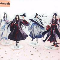 AMEAH ของขวัญแฟชั่นสำหรับแฟนๆ Wei Wuxian Lan WangJi โมเดลของเล่นตกแต่งการ์ดกระจกตั้งโต๊ะโมเดลฟิกเกอร์