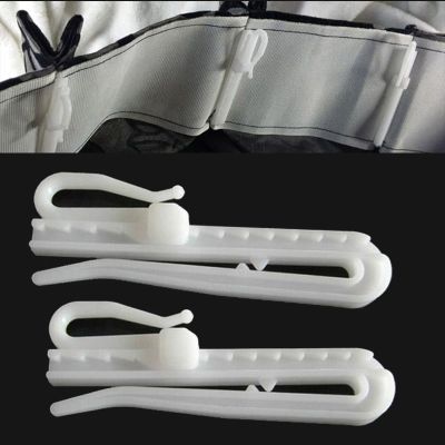 【cw】 10/20pcs Curtain Hanging Hooks Ring Window White Plastic Hook 7cm 8.5cm For Home High Quality