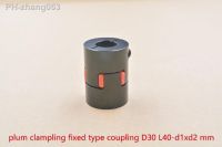 LINK CNC ball screw coupling black D30mm L40mm blue star plum shaped clamping flexible shaft coupler encoder stepper motor