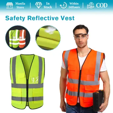  BHJKL Reflective Safety Vest Reflective Vest High