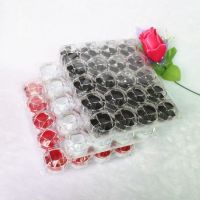 Hot Sale Jewelry Package 20pcs/lot 3 Color Options Ring Earring Box Acrylic Transparent Wedding Packaging Jewelry Box