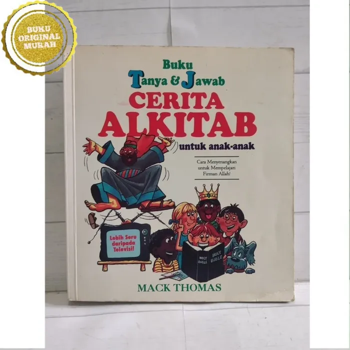 ORIGINAL Buku Tanya Dan Jawab Cerita Alkitab Untuk Anak-Anak | Lazada ...