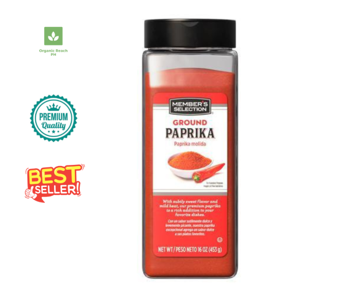 MEMBER'S SELECTION. GROUND PAPRIKA. PAPRIKA MOLIDA. 453G. 16OZ Lazada PH
