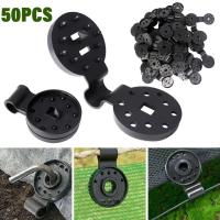 50PCS Sunshade Net Clip PE Garden Tools Greenhouse Shade Cloth Fix Clips Sunblock Plastic Grommet Fence Netting Hook Greenhouse