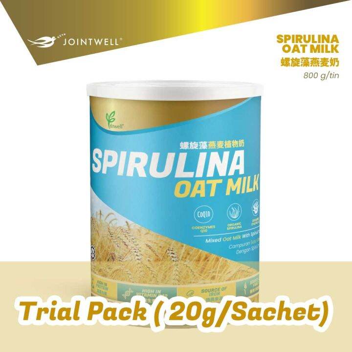 [Sample] SPIRULINA OAT MILK 螺旋藻燕麦奶【20g/sac】Advance Formula (with CoQ10