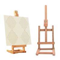 JUNY ลูกลอยใหม่ 43 ซม.ศิลปินไม้พับภาพวาดกรอบวางภาพ easel ขาตั้งสามขาแบบปรับได้,