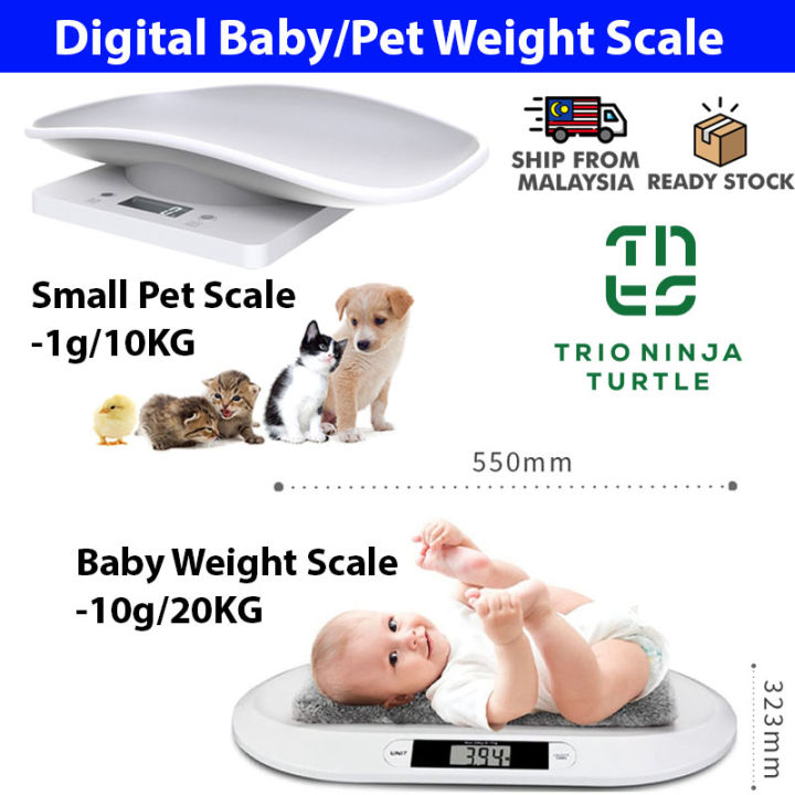 1g-10kg Pet Dog Cat Animal Scale Digital Baby Infant Weight Scale