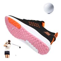 Womens Golf Footwear Anti-Slip Sport Walking Sneakers Training Golf Shoes Breathable Outdoor Sports Summer Flat Shoes Golf