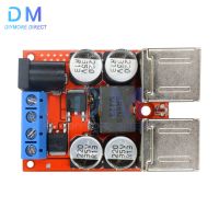 ;.[- DC-DC Vehicle Charging Board 8V-35V 5V 8A Power Supply Depressurization Module 4 Port USB Output Mobile Charger Car