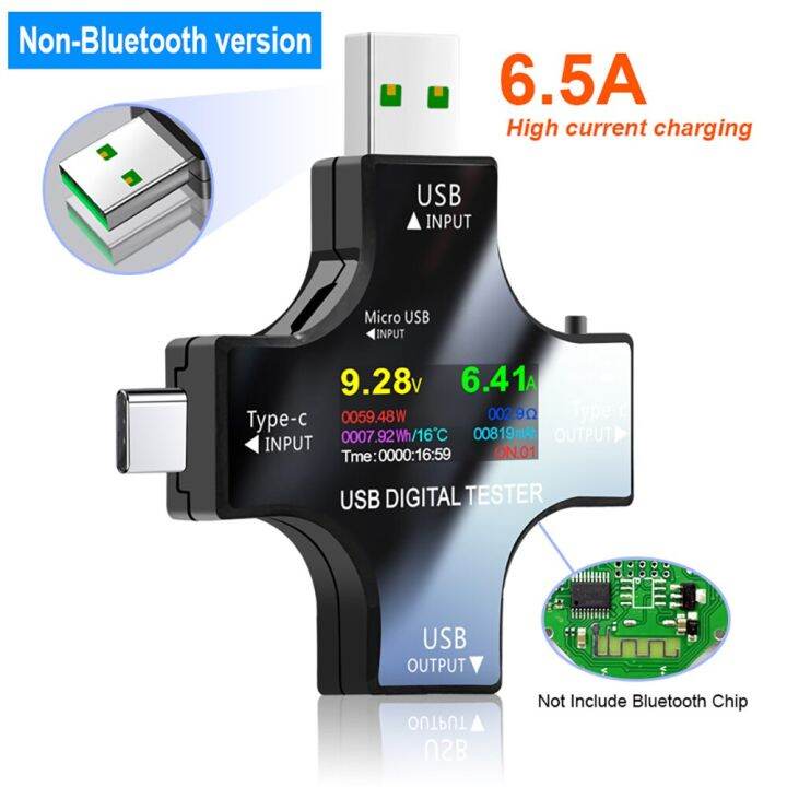 usb-tester-voltmeter-wireless-bluetooth-dc-voltmeter-current-voltage-usb-c-pd-meter-volt-amp-ammeter-detector