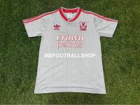 2023 new arrive- xzx180305   Liverpool 1987-1988 crown paint Gree retro shirt