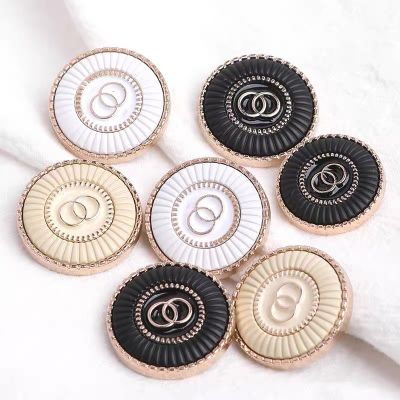 10pcs Round Vintage Clothing Buttons High Quality Metal Sewing Buttons for Jacket Coat Sewing Accessories