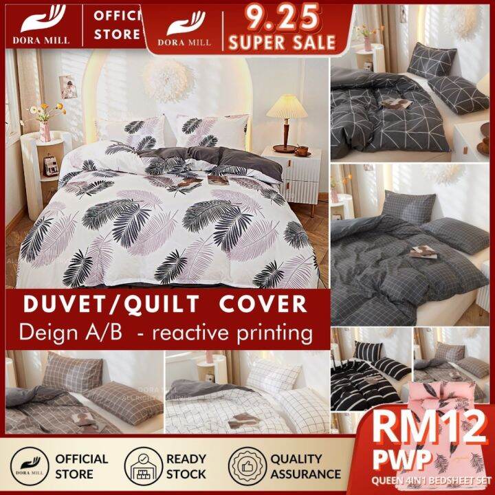 doramill-premium-cotton-quiltcomforter-cover-king-queensingle-sarung-blanket-selimut-sarung-sarung-comforter-saja