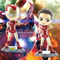 เซ็ตคู่ฟิกเกอร์โมเดลฮีโร่สุดน่ารัก Iron Man Double Action