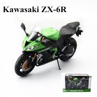 A112คาวาซากินินจา ZX-6R แข่งรถจักรยานยนต์ข้ามประเทศรุ่นจำลองโลหะถนนรถจักรยานยนต์รุ่นเก็บเด็ก GiftsM