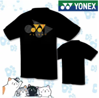 YONEX เสื้อยืดลายกีฬาปิงปองเสื้อยืดแบดมินตันชุดฝึกซ้อมเด็กผู้หญิงสำหรับทั้งหญิงและชายวัยรุ่นโต๊ะเรียนลายกีฬาปิงปองแข่งขันวัฒนธรรม