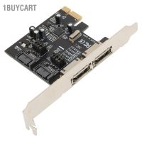 1Buycart Sata3.0 การ์ดไรเซอร์ 2 Esata 6.0 Gbps 3.0 1.5 Pcb Pci Express X1 อุปกรณ์เสริมคอมพิวเตอร์ สําหรับสํานักงาน