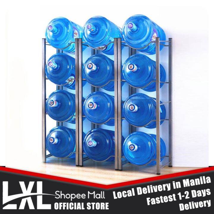 345 Layer Mineral Water Dispenser Rack Stand Water Container Gallon Jug