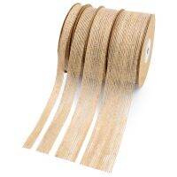 (10 metersroll) DIY craft material for horticultural decoration of natural jute silk and ribbon lace