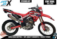 สติ๊กเกอร์ Honda CRF 300L  ครบเซท สติ๊กเกอร์เคลือบเงา สุดคุ้ม