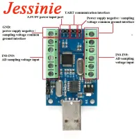 STM32F103C8T6 USB Interface 10 Channel 12Bit AD Sampling Data Acquisition STM32 UART Communication ADC Module