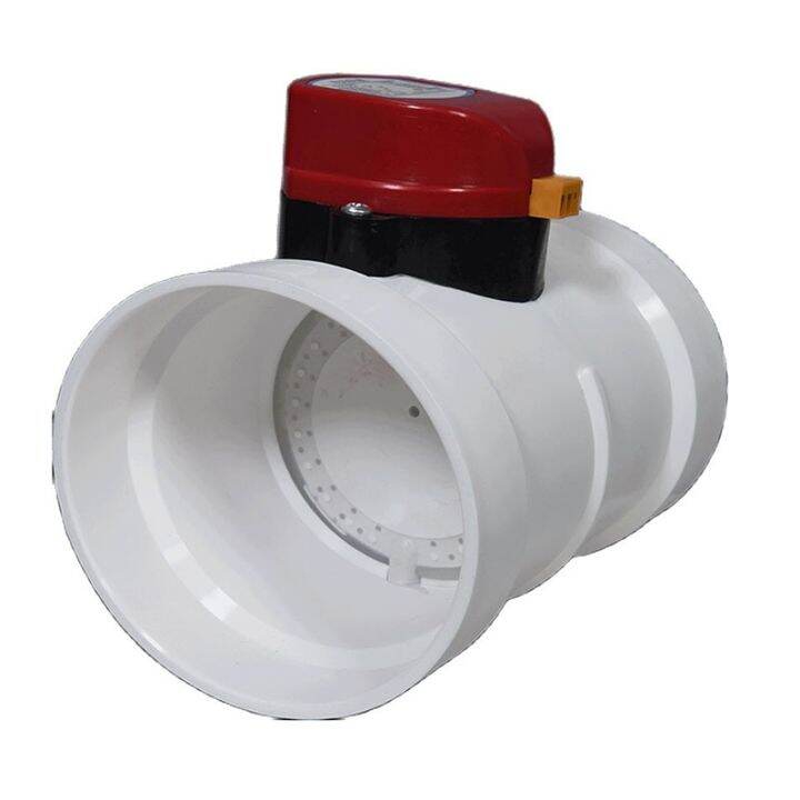 Motorized Damper ABS Electric Damper PVC Pipe Air Volume Control Valve