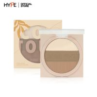 คอนทัวร์ เนื้อฝุ่น หน้าเป๊ะ SIVANNA THREE-COLOR CONTOUR POWDER (HF954)