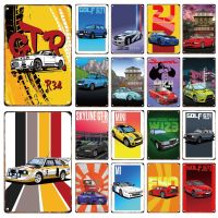 Vintage Supercars Metal Poster Signage Tin Painting Car Plaque Home Garage Bar Club Modern Wall Art Decorative Panel Mural Gift